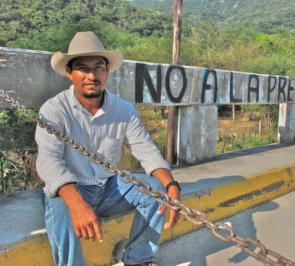 Pie de foto: Fidel Heras Cruz, defensor ambiental del Río Verde en Oaxaca y asesinado en 2020.
