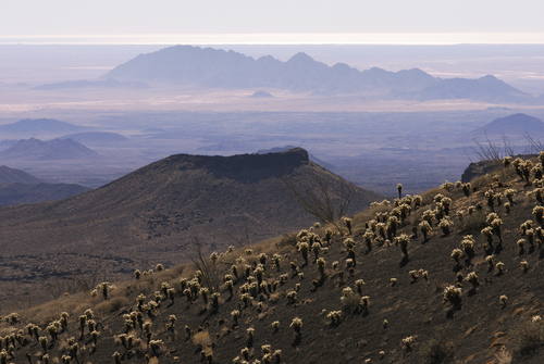 Pie de foto: Reserva de la Biosfera El Pinacate y Gran Desierto de Altar en México.