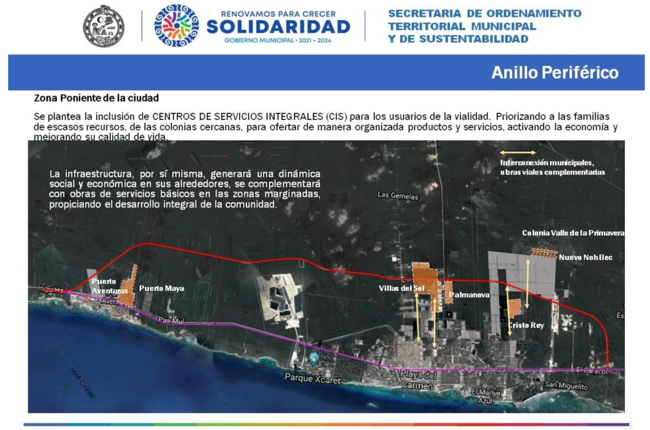 Pie de foto: El sector hotelero propone que el Tren Maya sirva para unificar a Playa del Carmen y evitar dividirlo con en el trazo por el centro del municipio de Solidaridad.