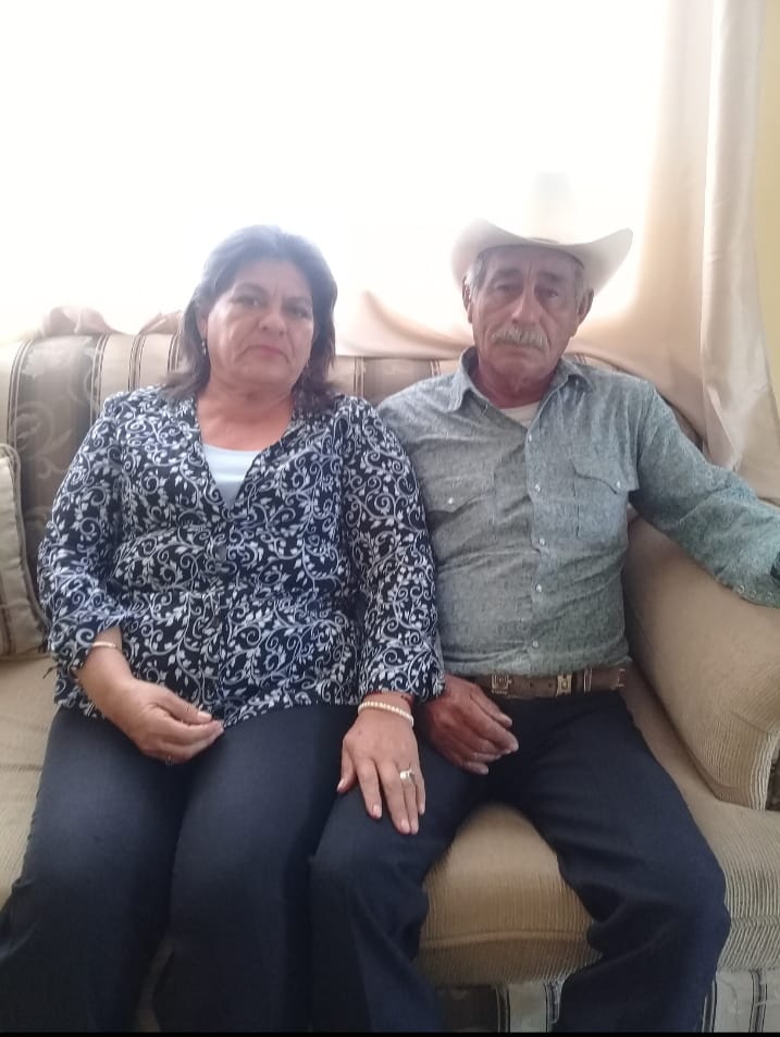 Filomena junto a su esposo, ambos víctimas del derrame al Río Sonora.