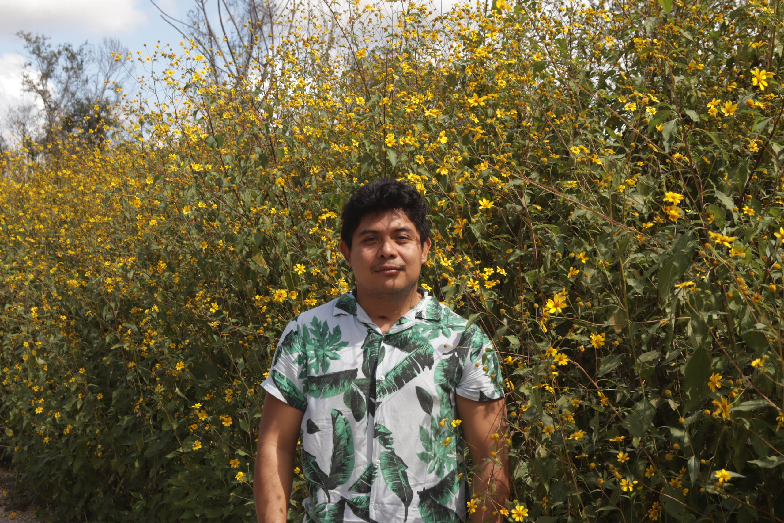 Jorge Pech, integrante del Colectivo Maya de los Chenes. Crédito:CMC