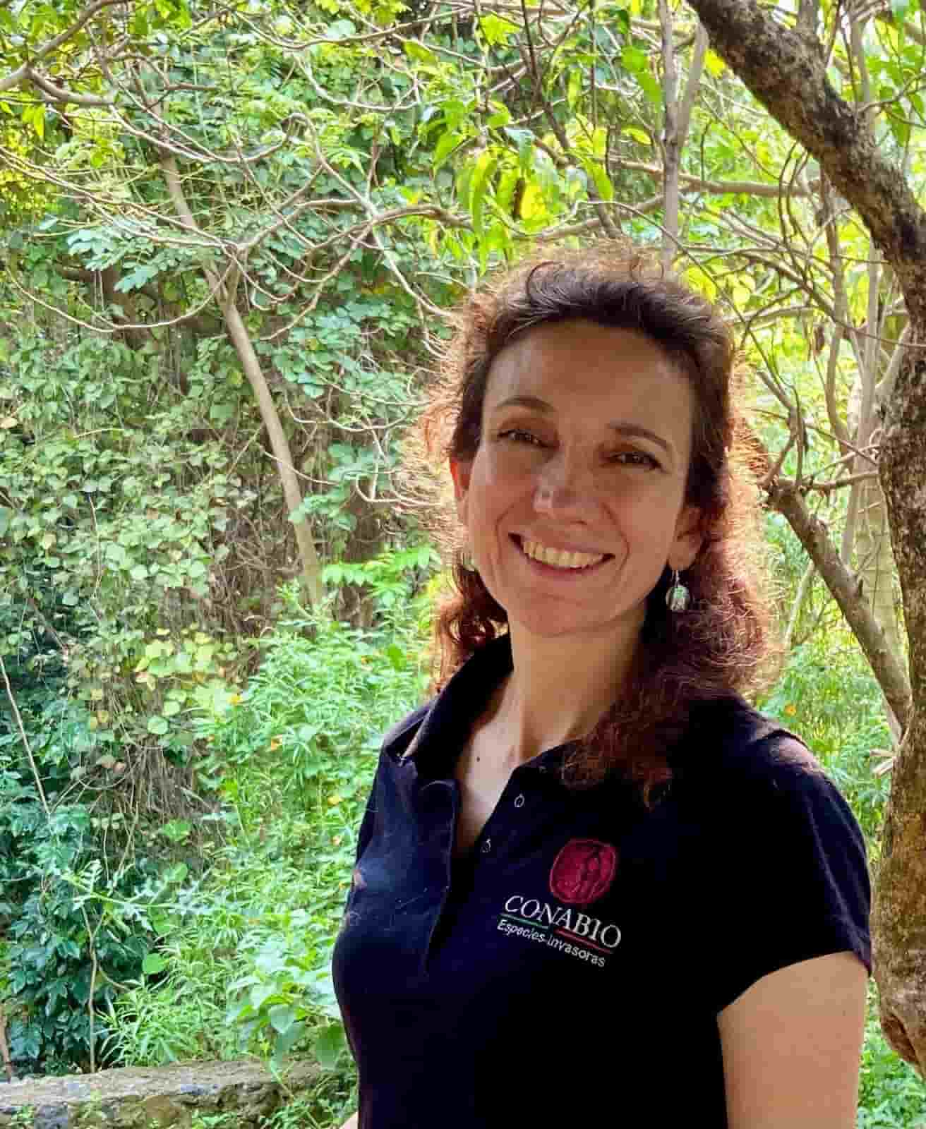 Yolanda Barrios Caballero,especialista en especies invasoras de la Conabio. Crédito: Conabio