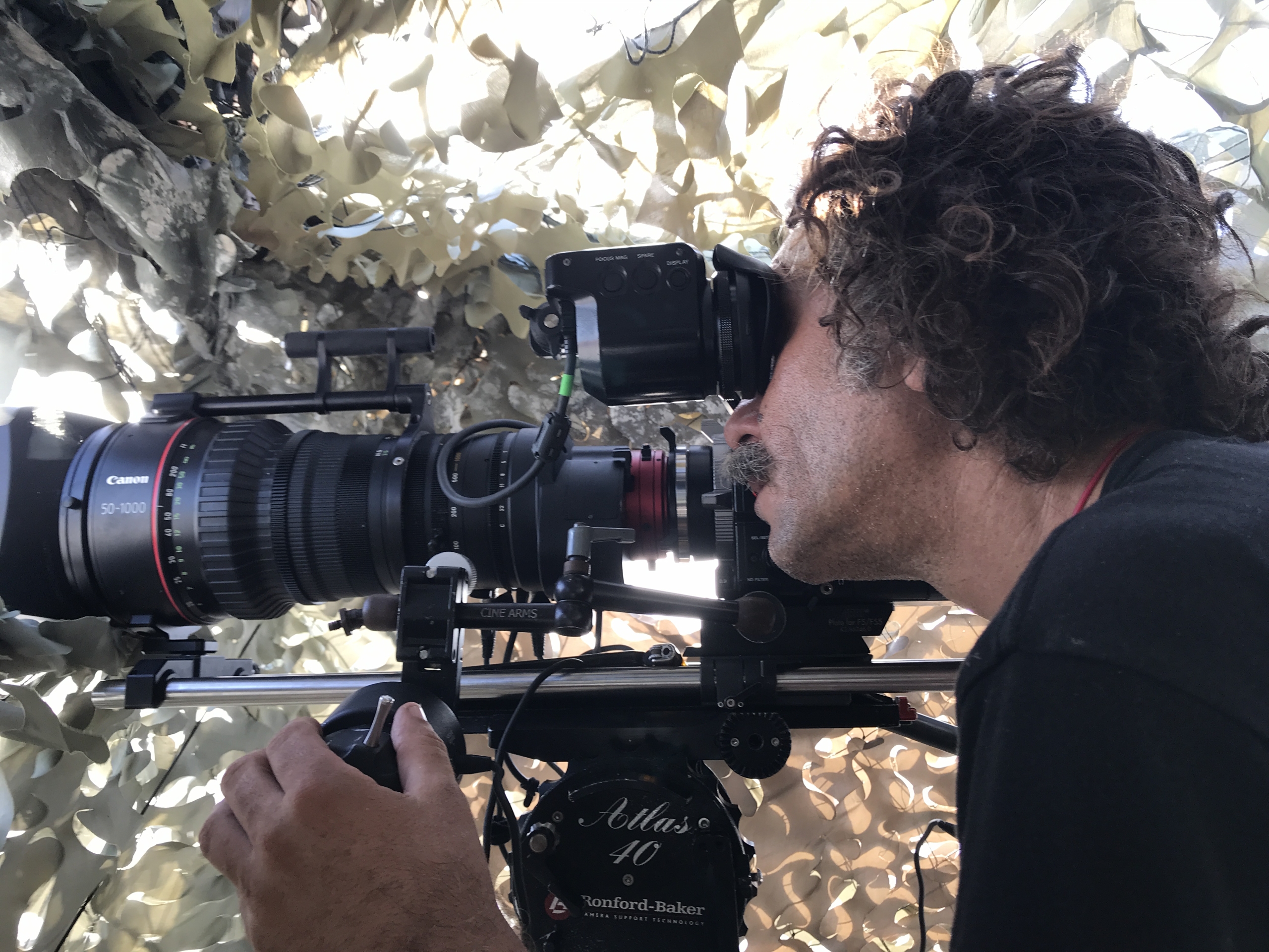 Lorenzo Hagerman en rodaje.