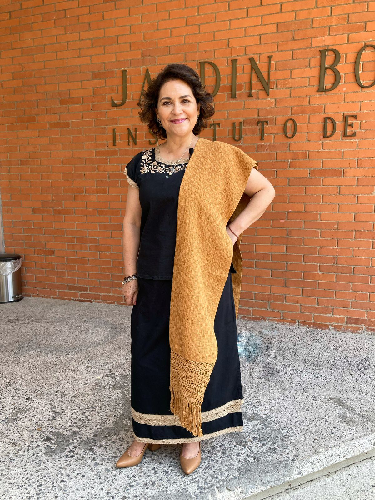 Etnobióloga Linda Balcázar Sol.